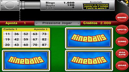 screenshot 1 do Bingo Nine Balls